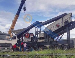 Mobile stone crushing and sand making plant is more convenie...