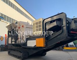 The 200-per-hour crawler-type mobile jaw crushing plant has been completed and is ready for shipment