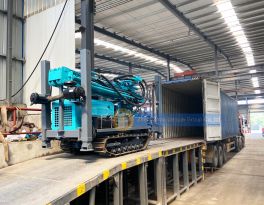 High-performance water well drilling rig UY200 model shipped to Mexico