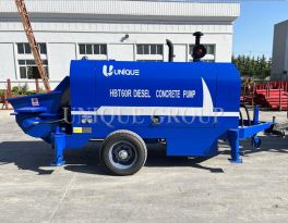 HBT60R Diesel Concrete Pump Successfully Shipped to Ghana
