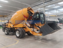 4CBM Self Loading Concrete Mixer Truck