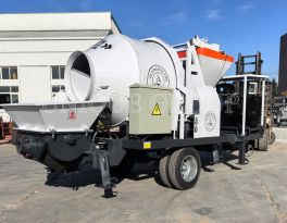 Ecuadorian customers ordered JBS40 concrete mixer pump