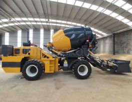 Can a self-loading concrete mixer be used for other material...