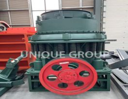 The main components of the 3FT. Simmons hydraulic cone crusher 